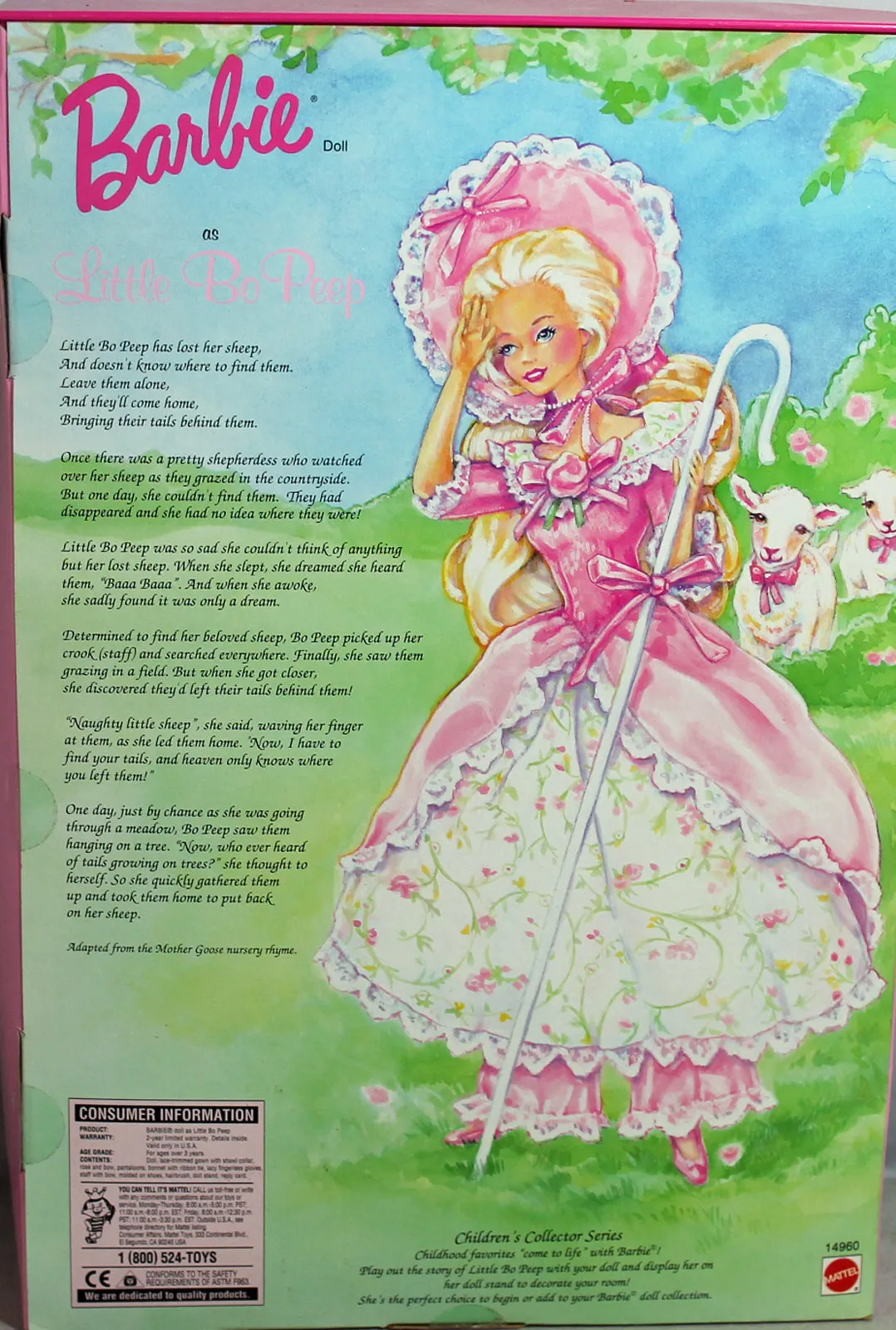 1995 Little Bo Peep Barbie (14960)