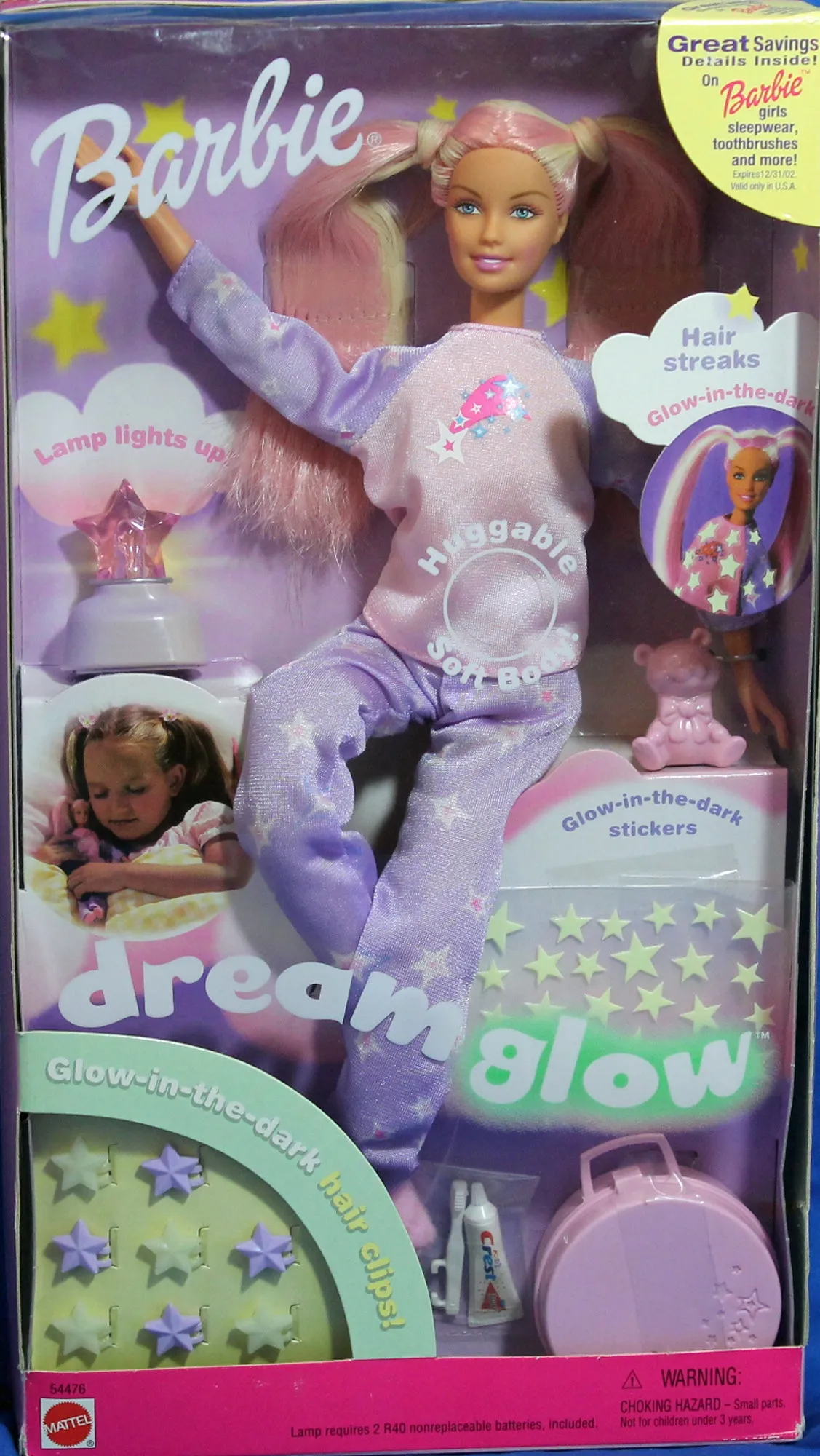 2001 Dream Glow Barbie (54476)