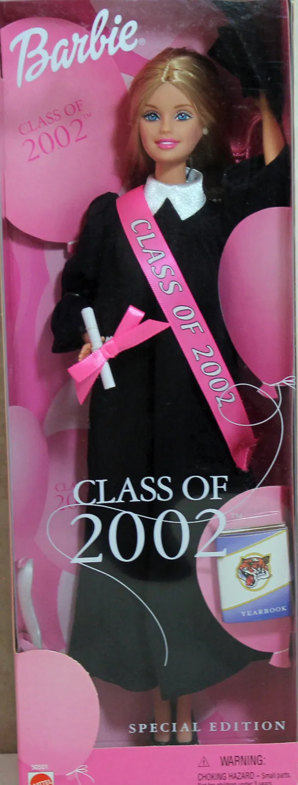 2002 Class of 2002 Graduation Barbie (50501) - Black Gown
