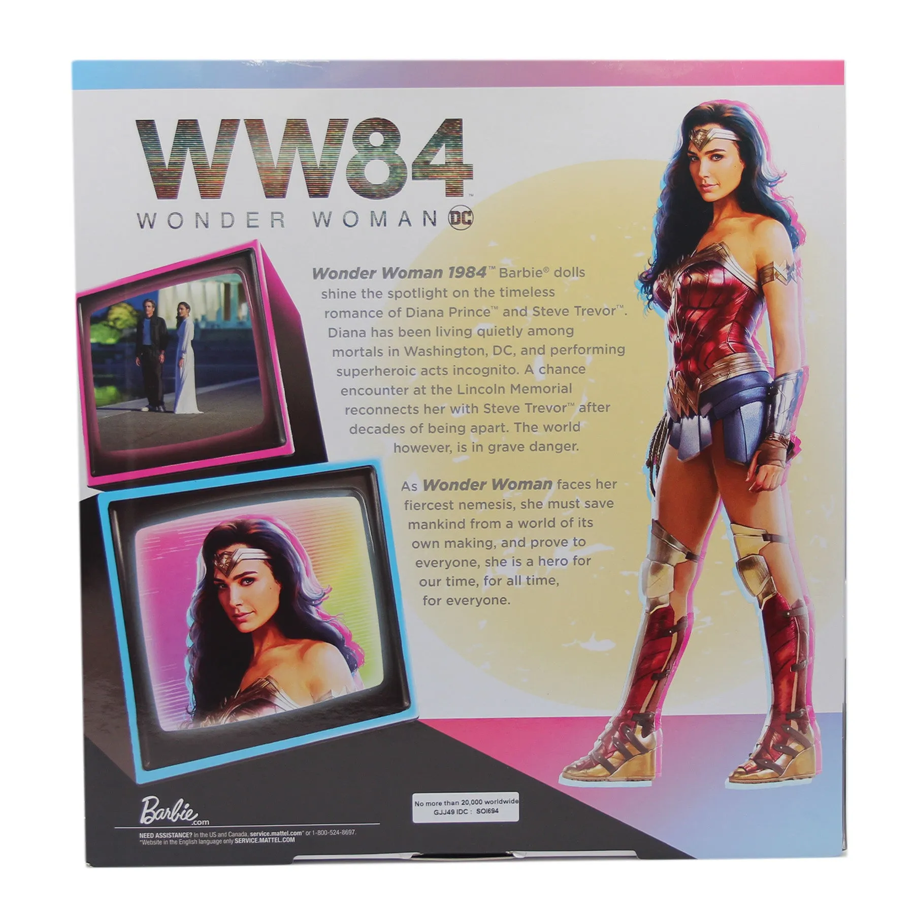 2019 Wonder Woman WW84 Barbie Set (GJJ49) - Barbie Signature LE