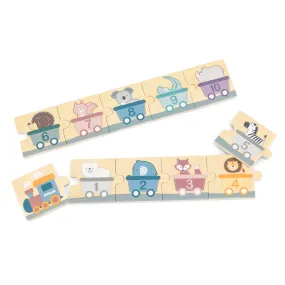 Animal Number Puzzle - Count to 10