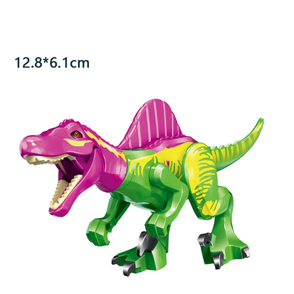 Assembled Jurassic Dinosaur Educational Building Blocks