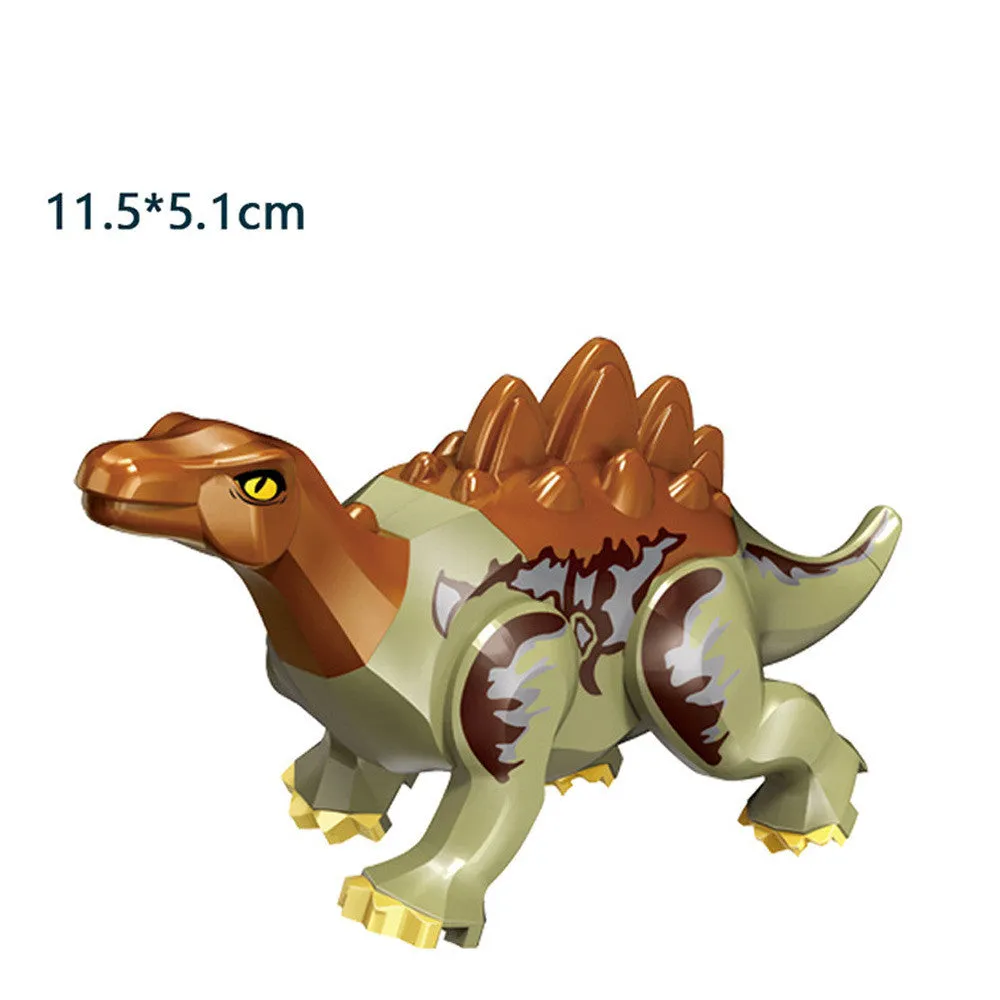 Assembled Jurassic Dinosaur Educational Building Blocks