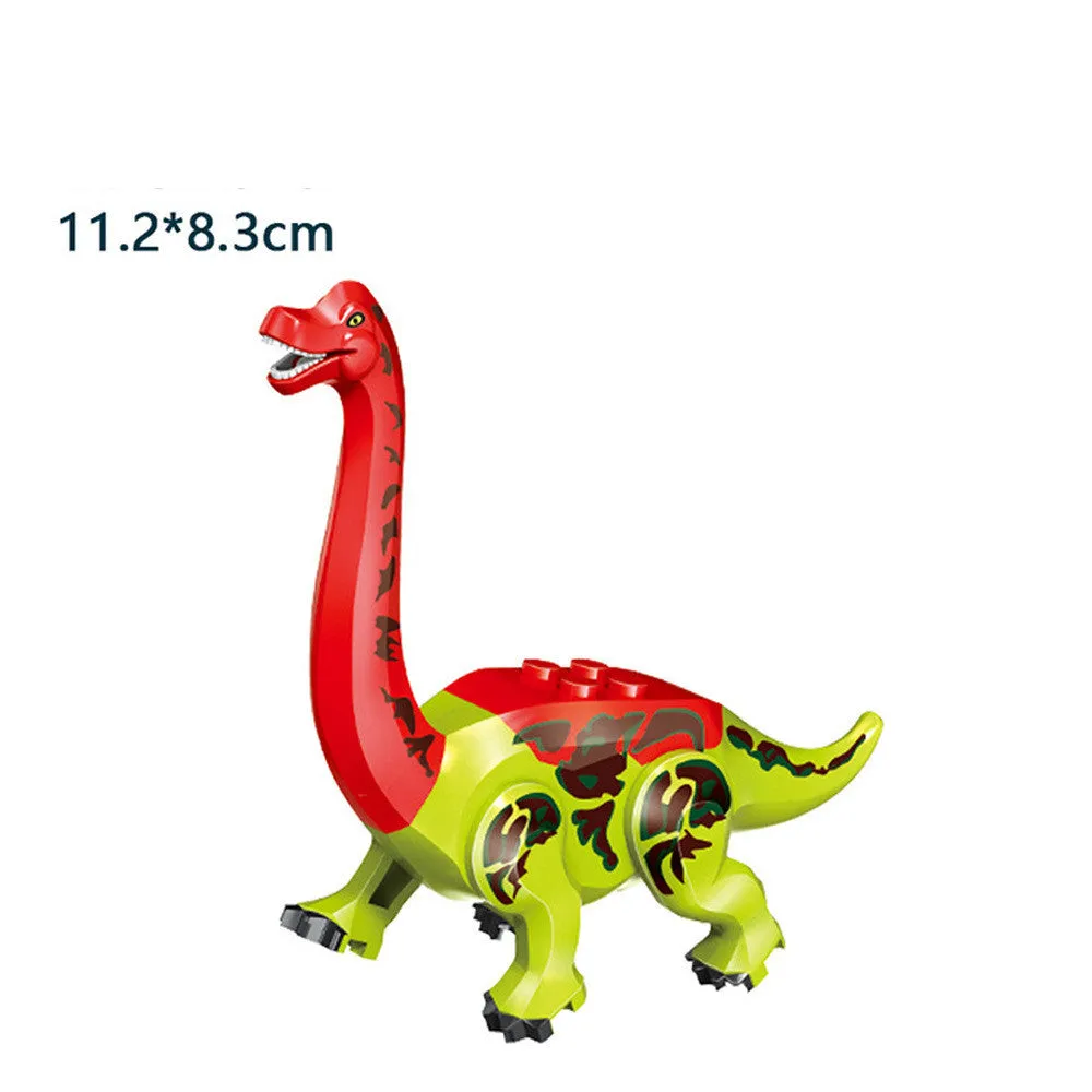 Assembled Jurassic Dinosaur Educational Building Blocks