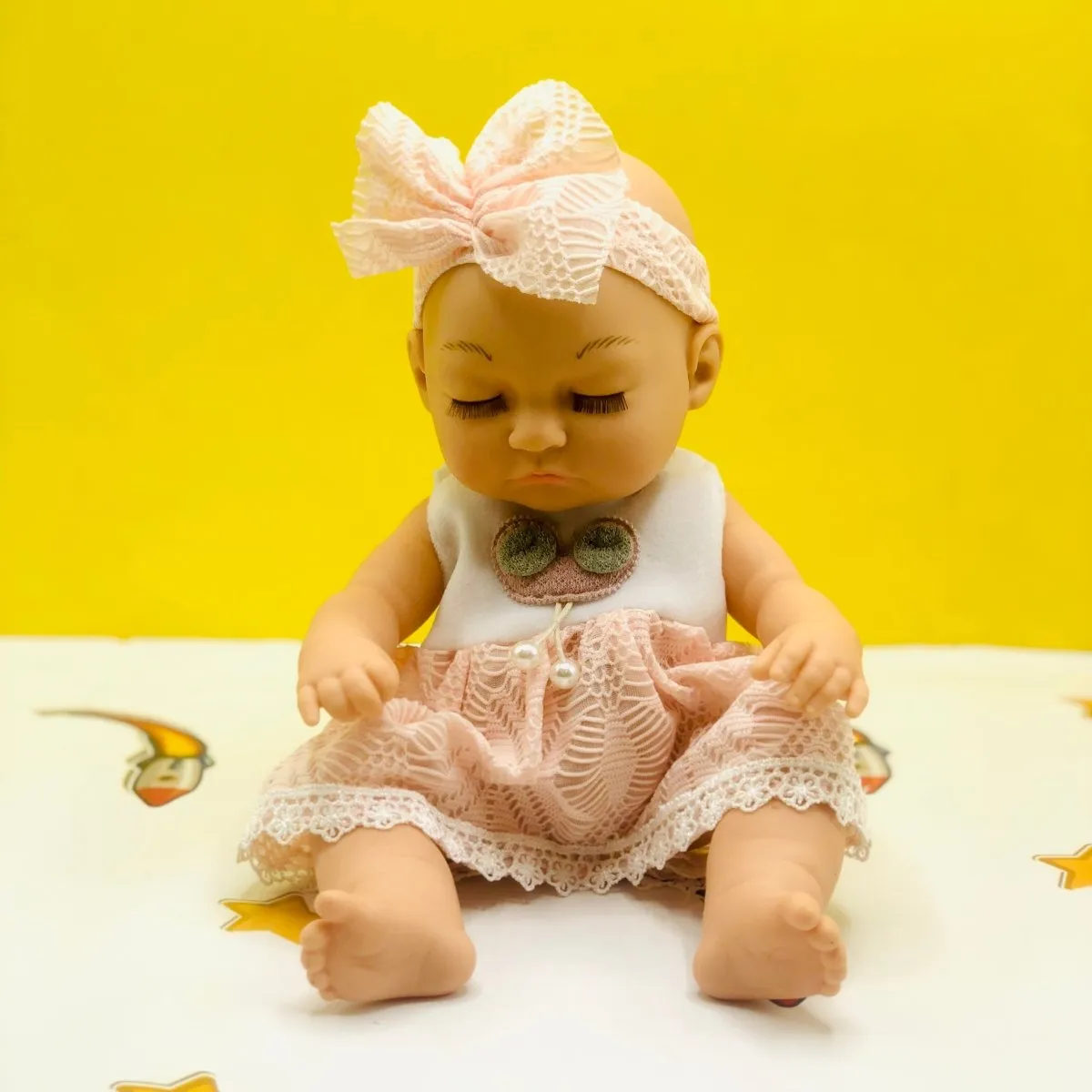 Baby Babble Realistic Sleeping Doll