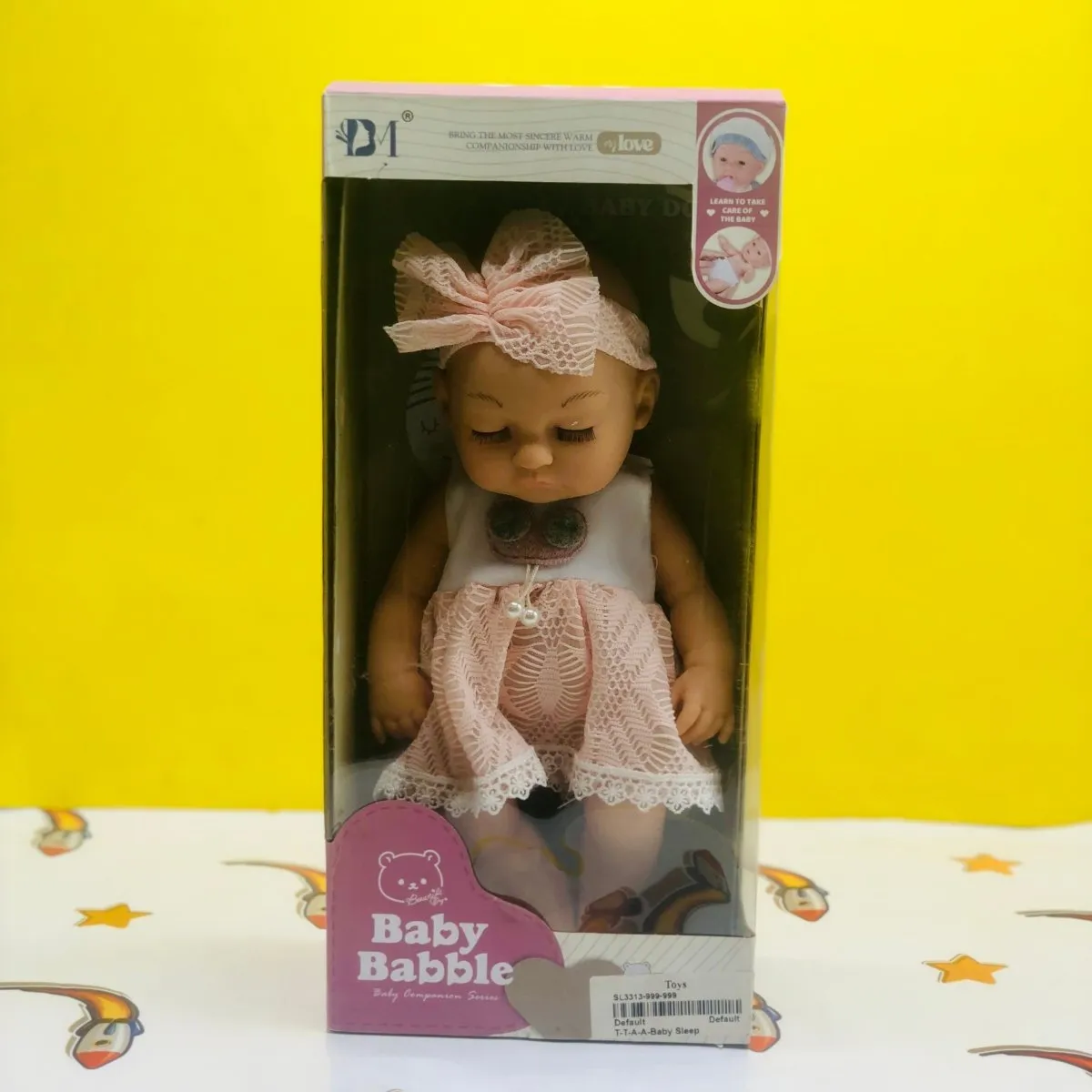Baby Babble Realistic Sleeping Doll