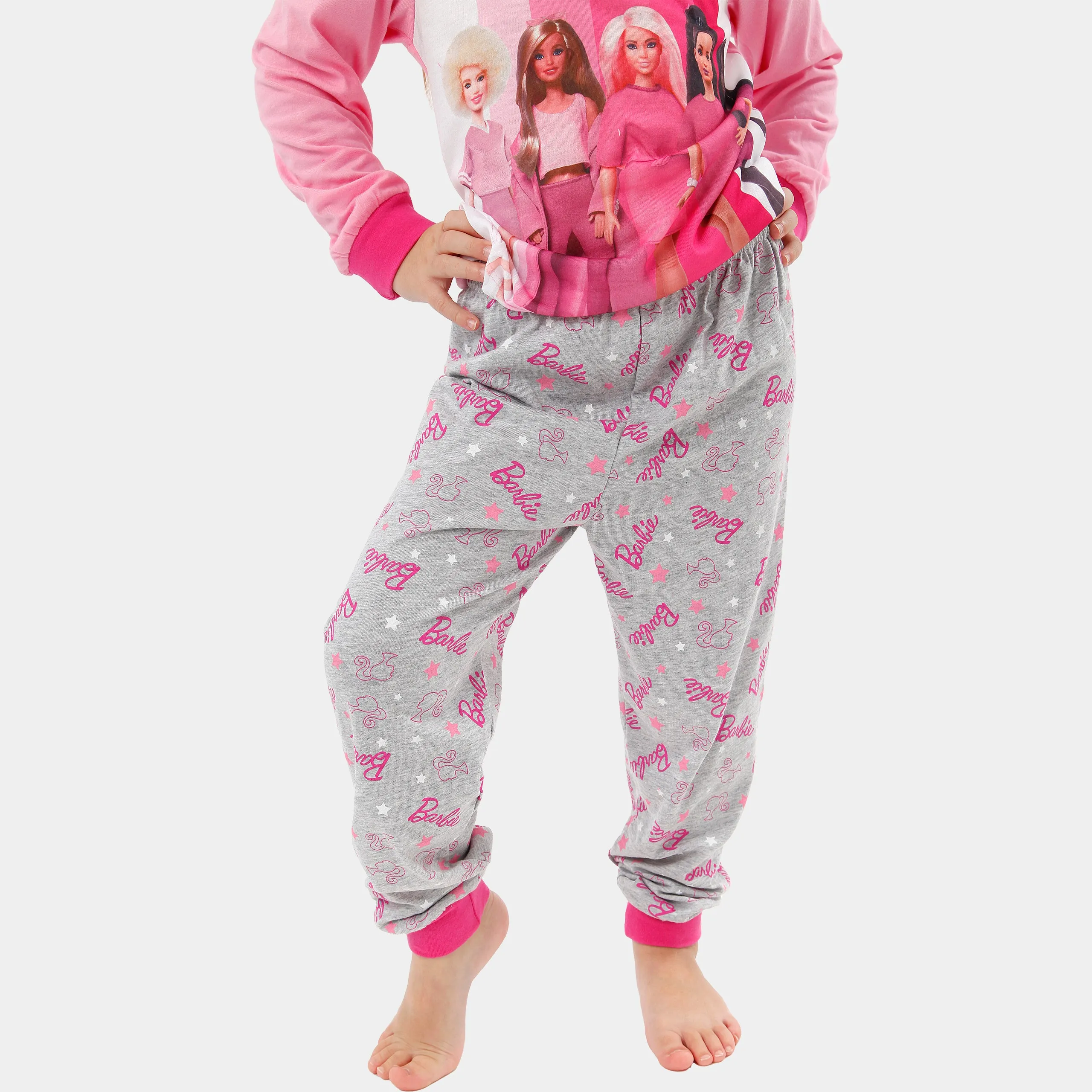Barbie Pyjamas and Dressing Gown Set