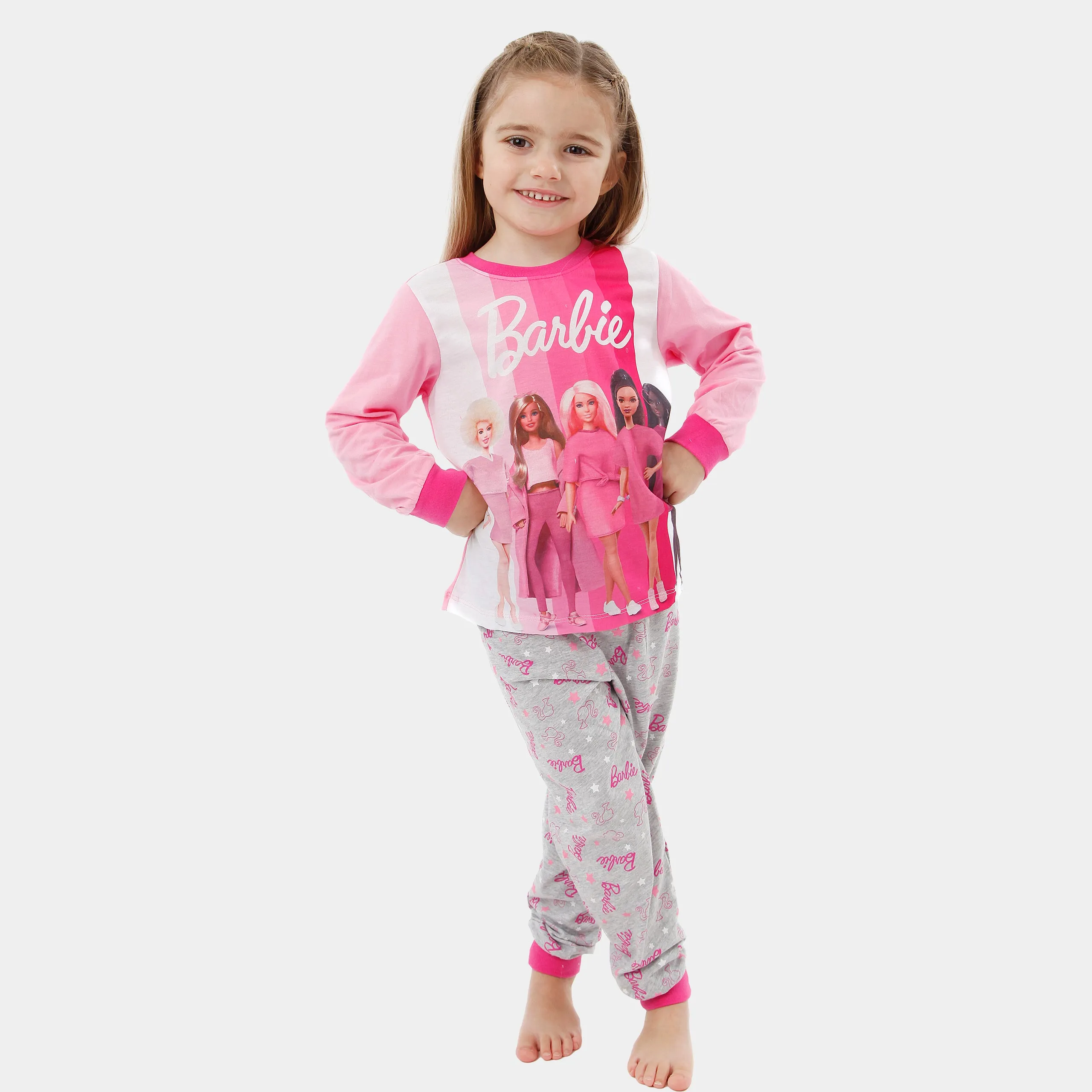 Barbie Pyjamas and Dressing Gown Set