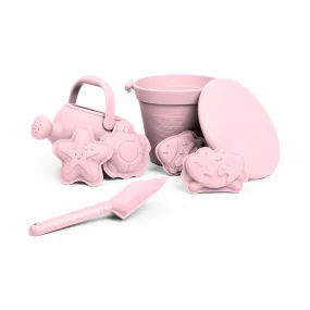 Bigjigs Silicone Beach Toys Bundle - Blush Pink