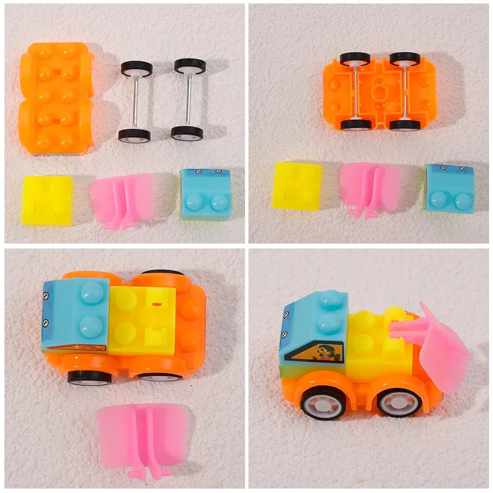 Creative Mini Building Blocks Engineering Car Toys for Kids