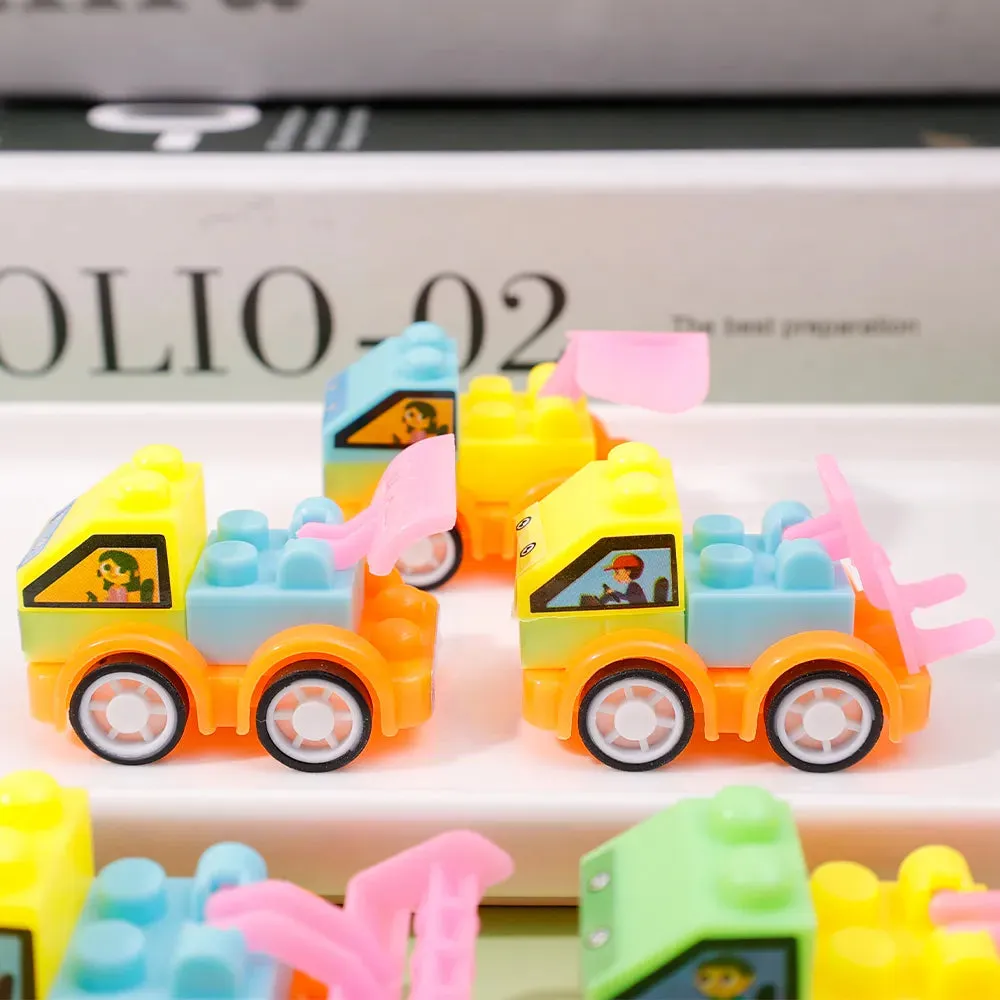 Creative Mini Building Blocks Engineering Car Toys for Kids