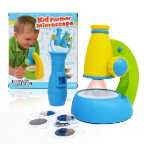 Creative Science Activity Home School Science Educational Toy Gift Refined Biological Microscope For Kids Children