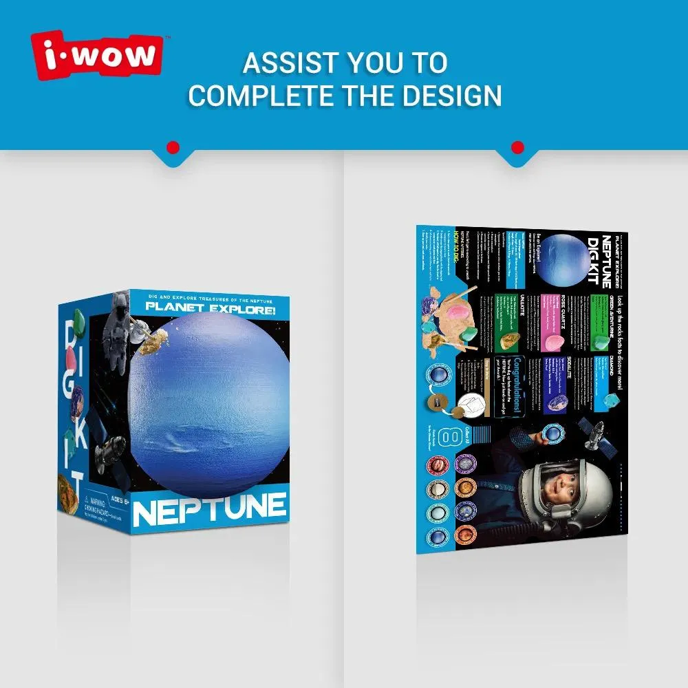DIY Planet Toy Set For Kid Gemstone Mineral Dig It Out