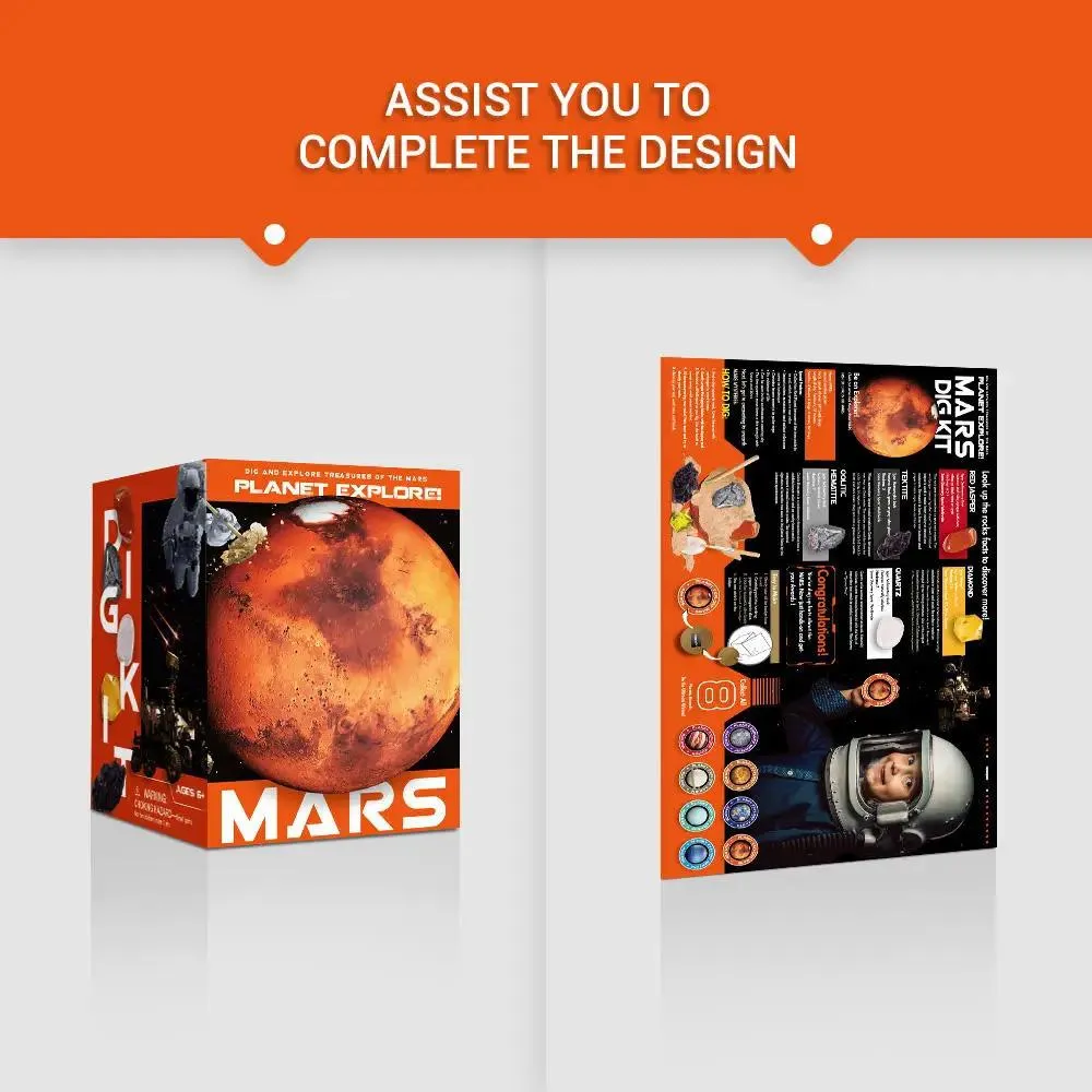 DIY Planet Toy Set For Kid Gemstone Mineral Dig It Out