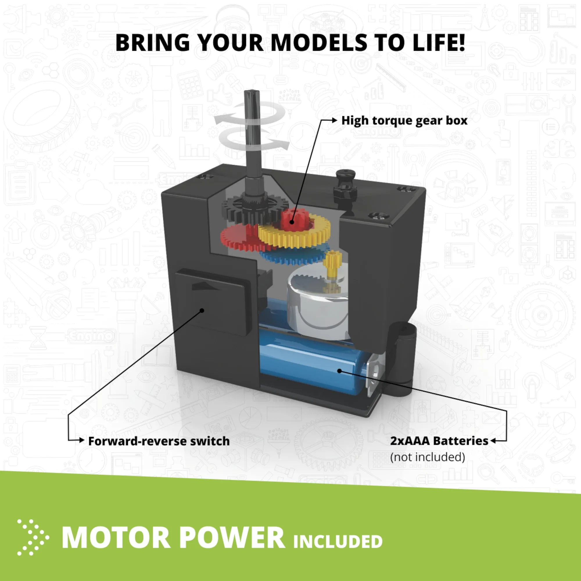 Engino Creative Builder 30 Models Motorized Set – Multi Model Set