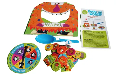 Feed The Woozle™ Cooperative Game for Kids - 2 to 5 Players - Ages 3  <Used Item- Opened Box- Excellent Condition>