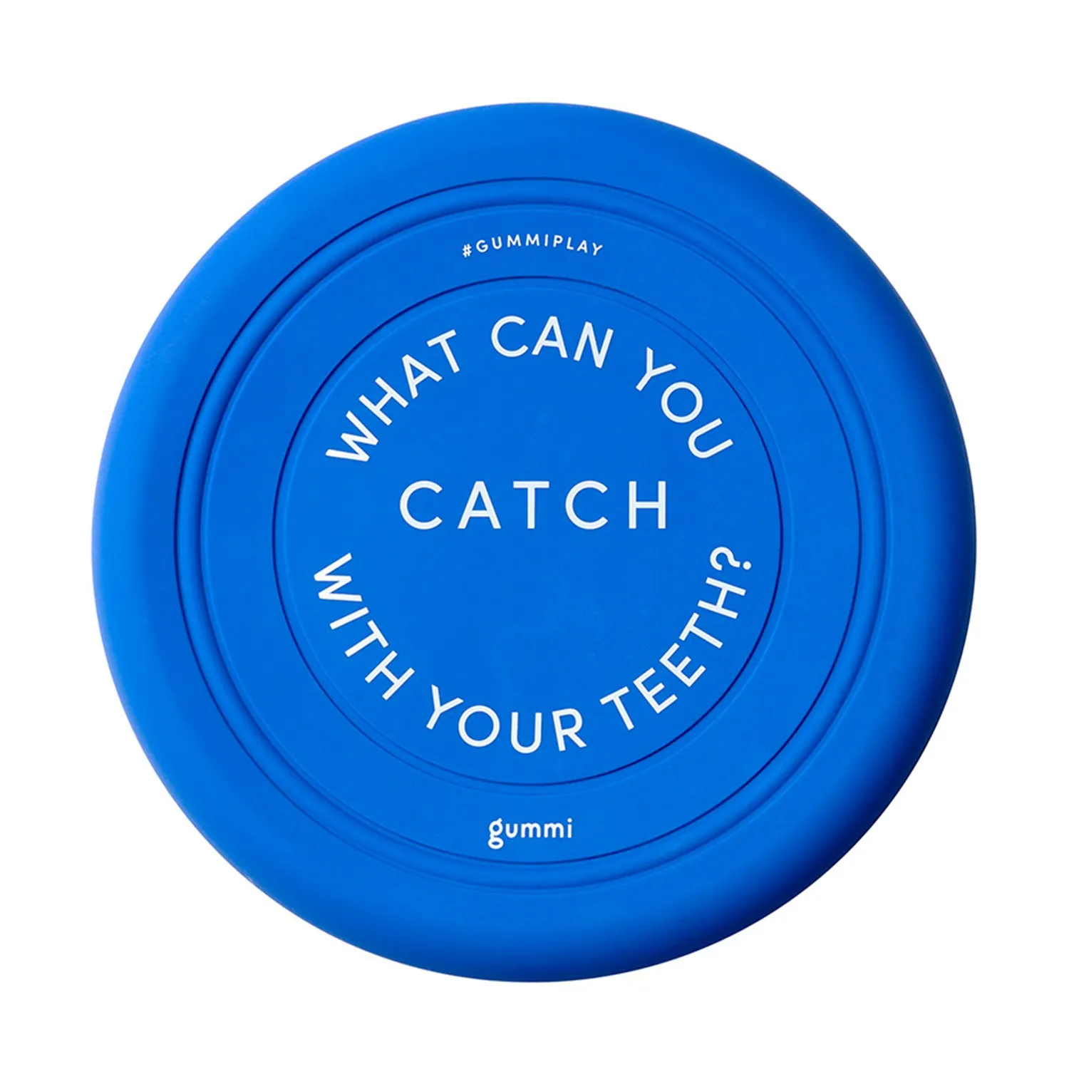 gummi SIlicone Frisbee Dog Toy