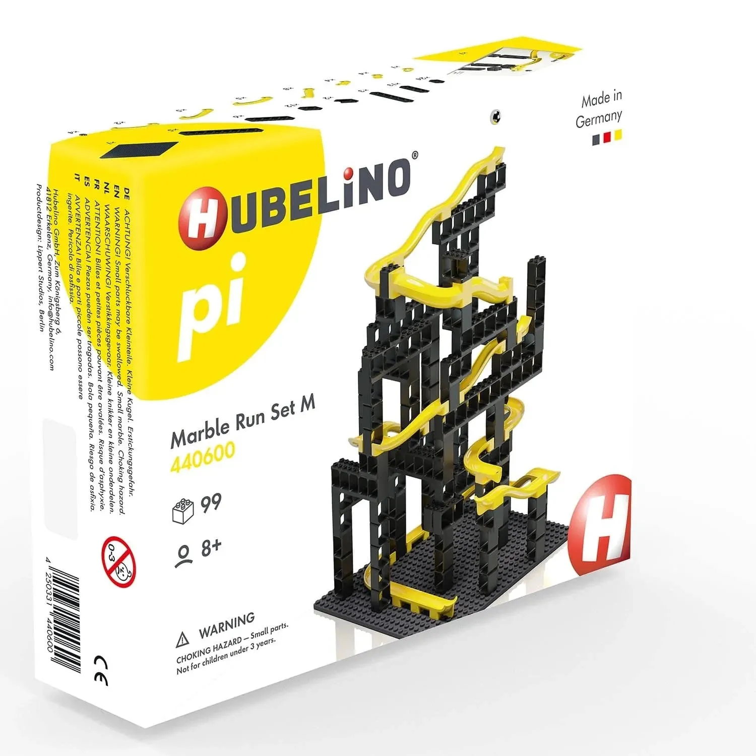 HUB PI 99pc Medium Marble Set