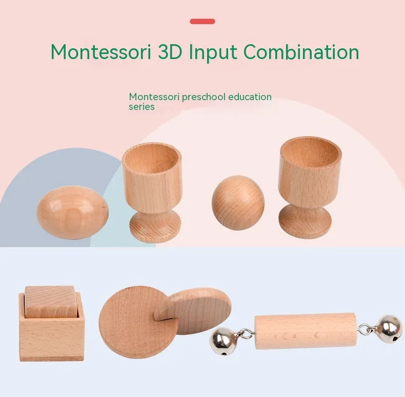 Interactive Montessori Wooden Educational Toy Set for Infants