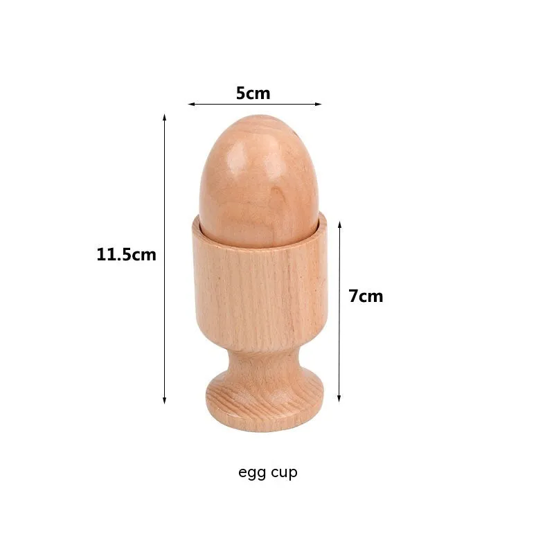 Interactive Montessori Wooden Educational Toy Set for Infants