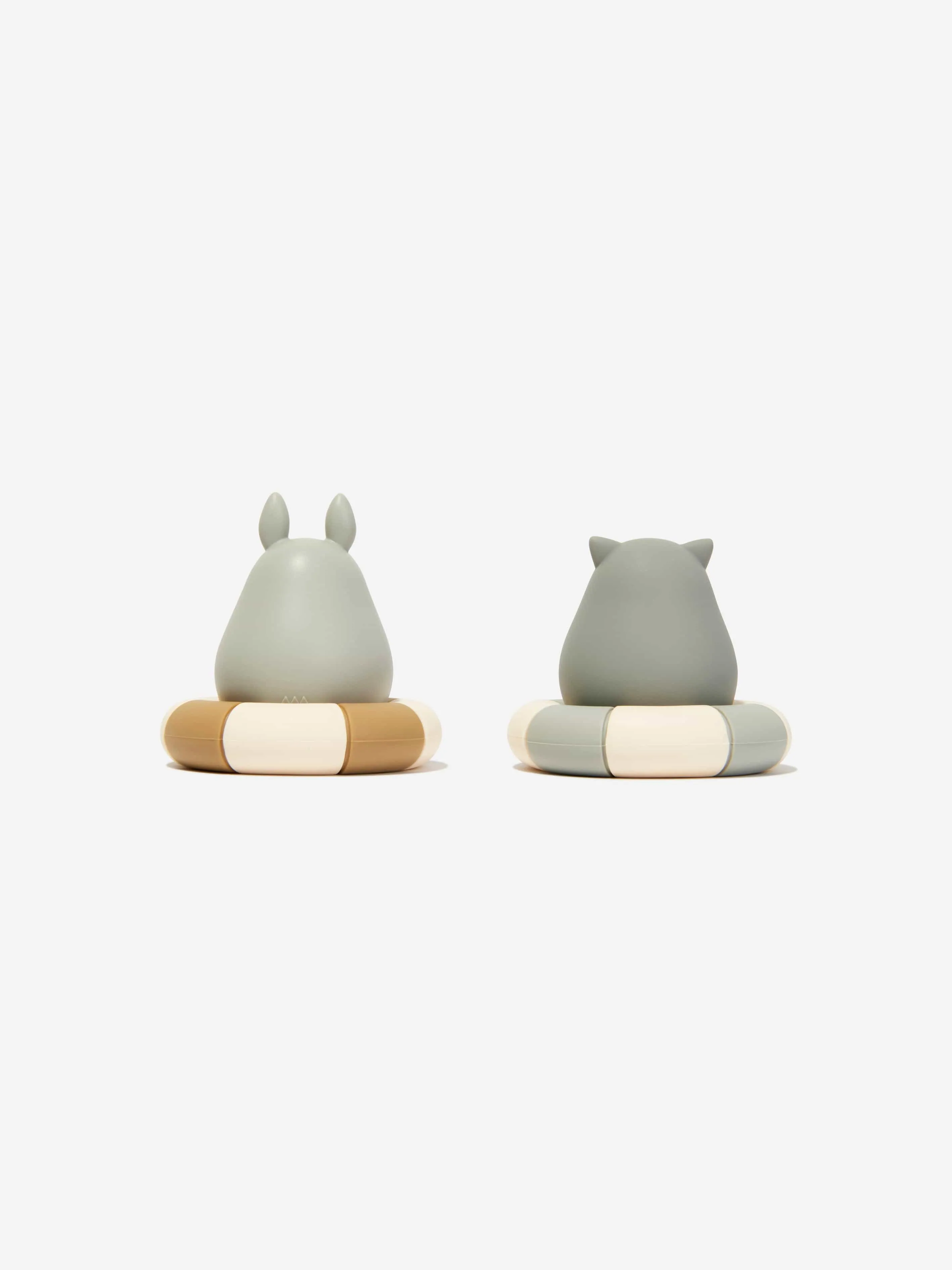Konges Sløjd Kids 2 Pack Silicone Bath Toys Swim Ring in Almond