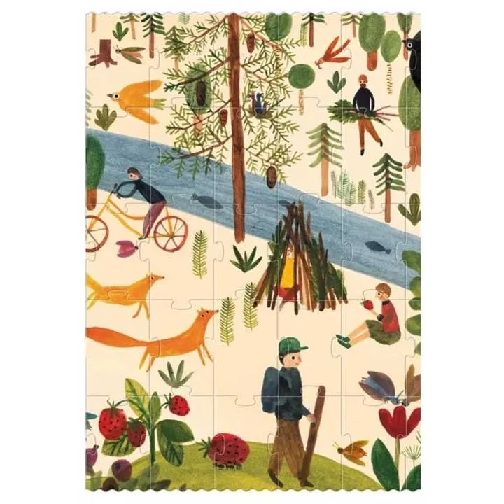 Londji 100 Piece Jigsaw Puzzle Enjoy the Forest