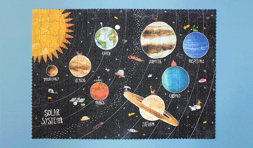 Londji 200 Piece Jigsaw Puzzle Discover the Planets