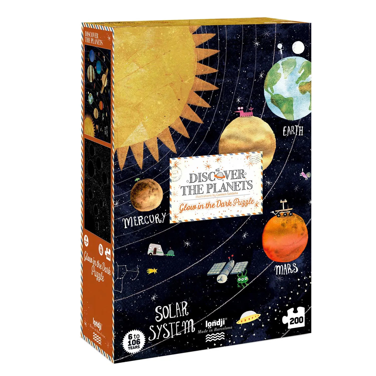 Londji 200 Piece Jigsaw Puzzle Discover the Planets