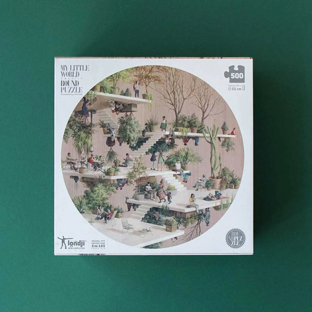 Londji 500 Piece Round Jigsaw Puzzle - Gravity