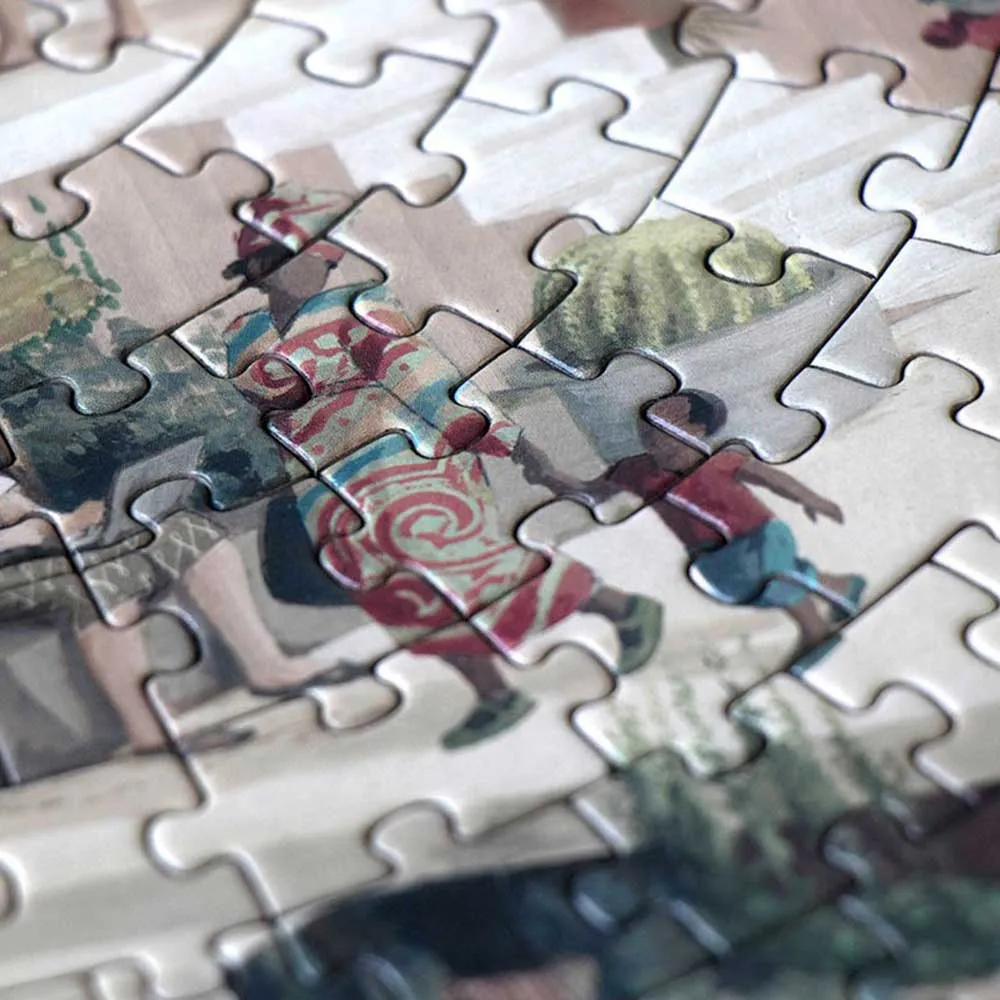 Londji 500 Piece Round Jigsaw Puzzle - Gravity