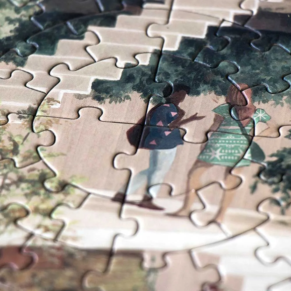 Londji 500 Piece Round Jigsaw Puzzle - Gravity