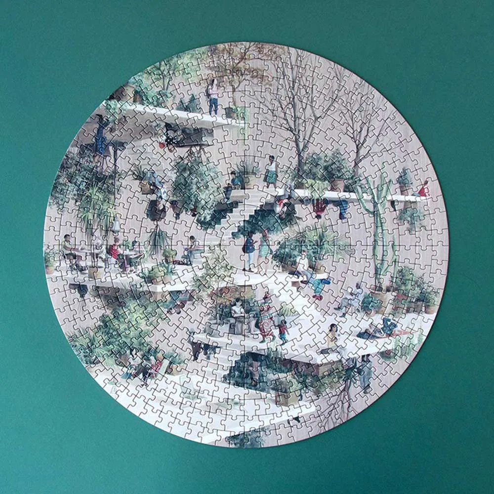 Londji 500 Piece Round Jigsaw Puzzle - Gravity