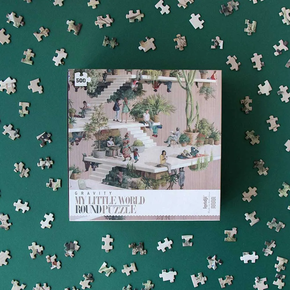 Londji 500 Piece Round Jigsaw Puzzle - Gravity