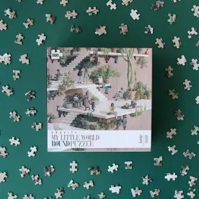 Londji 500 Piece Round Jigsaw Puzzle - Gravity