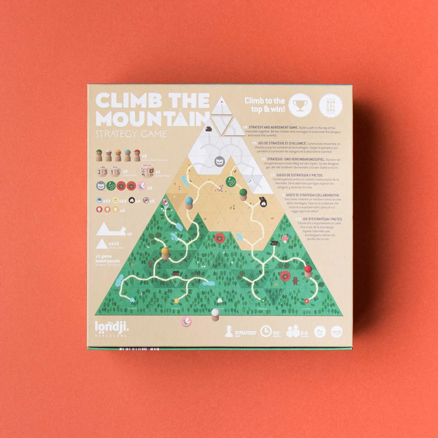 Londji Strategy Game - Climb the Mountain