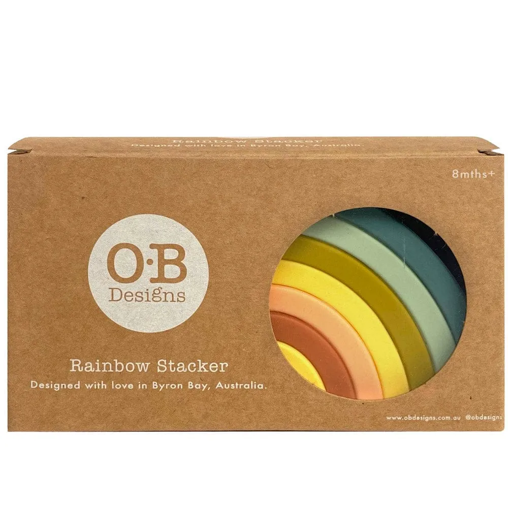 OB Designs Silicone Rainbow Stacker