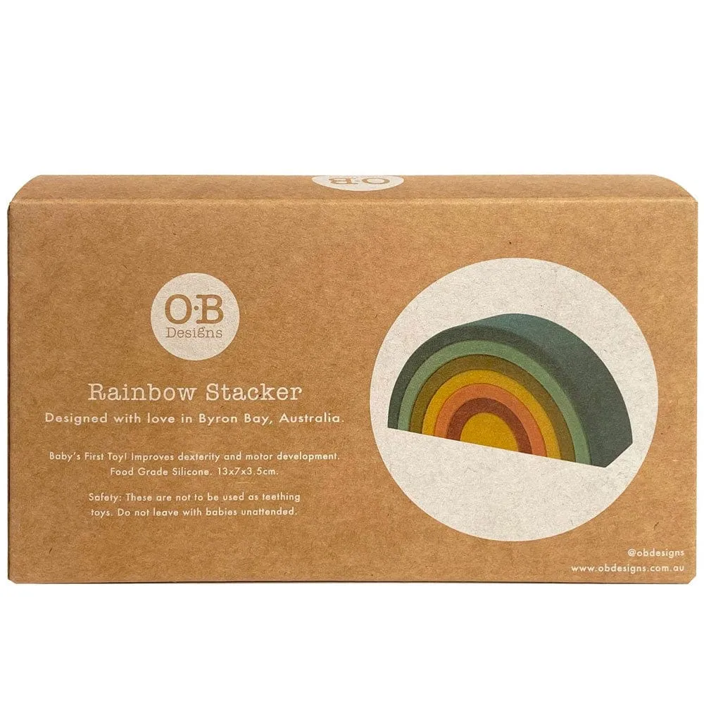 OB Designs Silicone Rainbow Stacker
