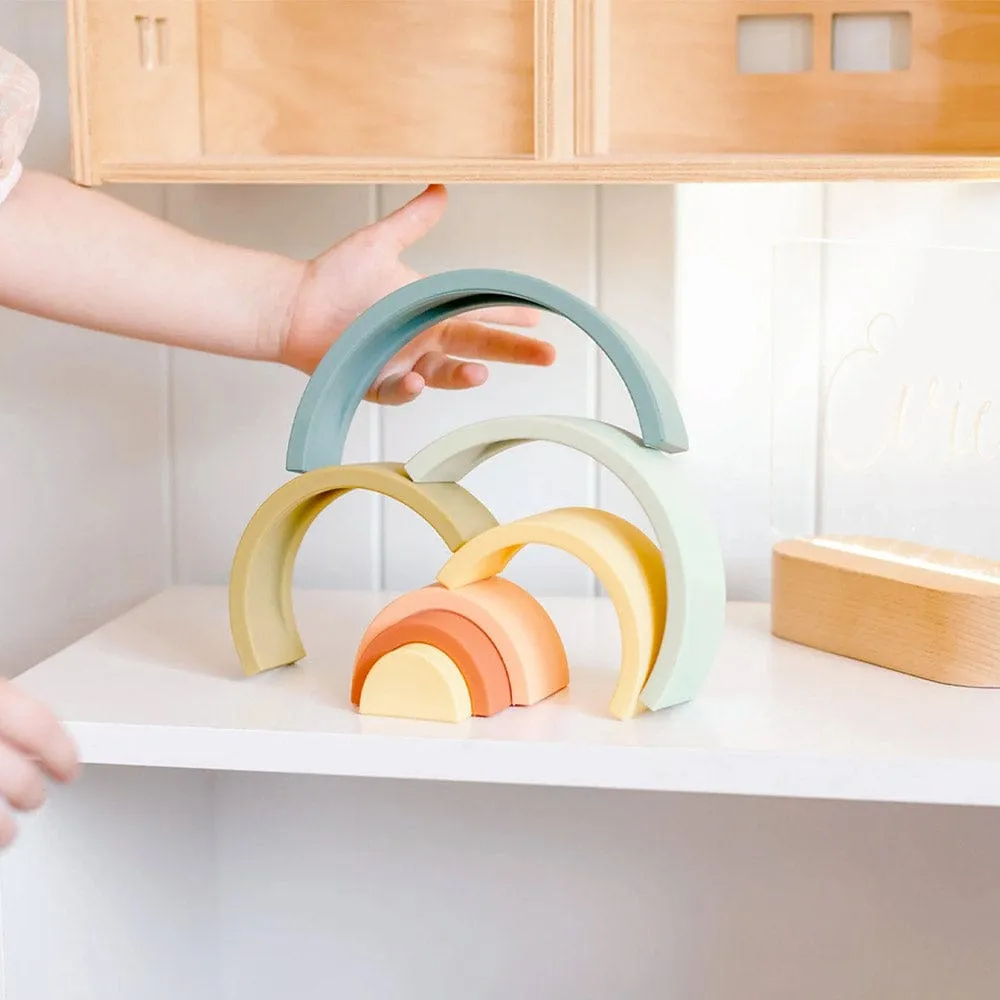 OB Designs Silicone Rainbow Stacker