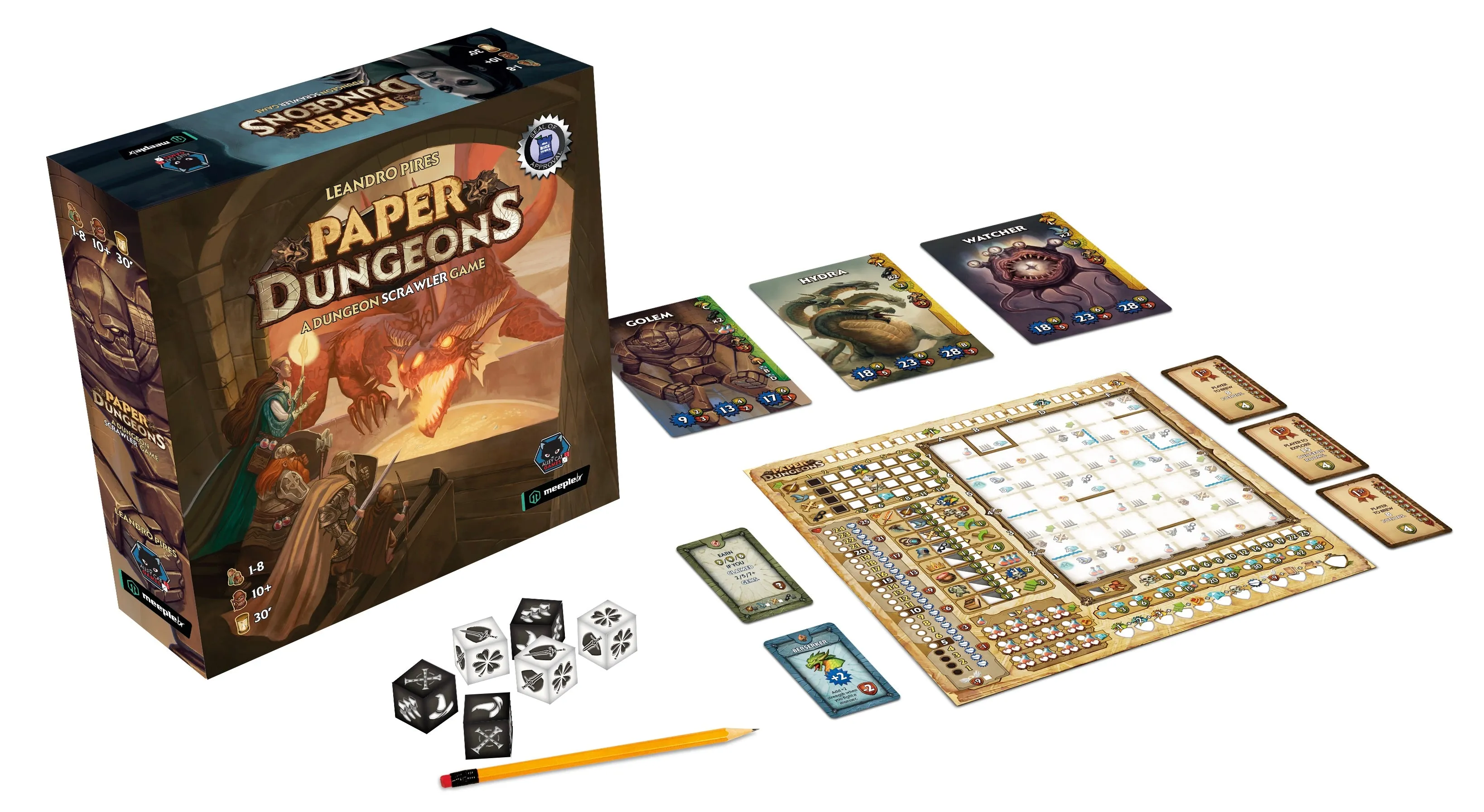 Paper Dungeons: A Dungeon Scrawler Game