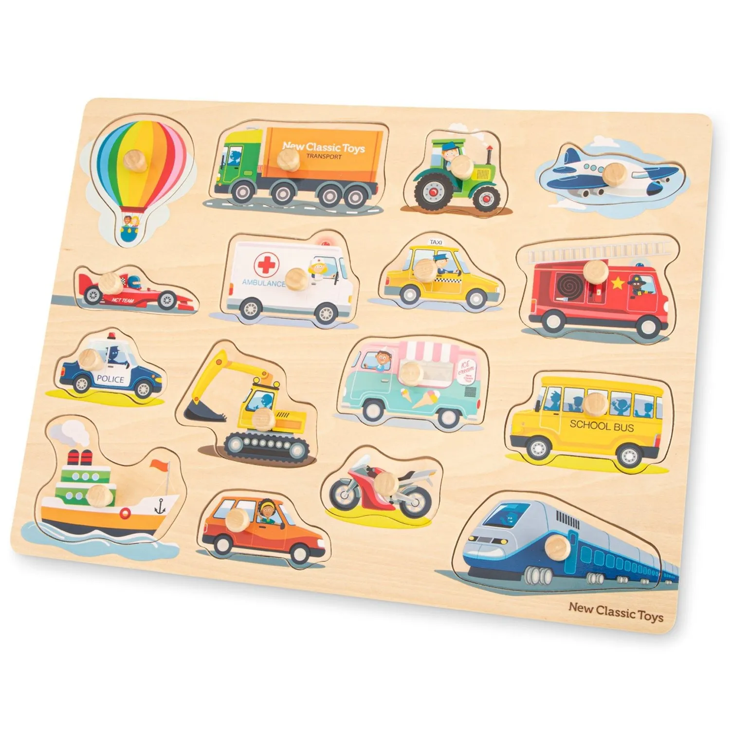 Peg Puzzle - 16 pieces