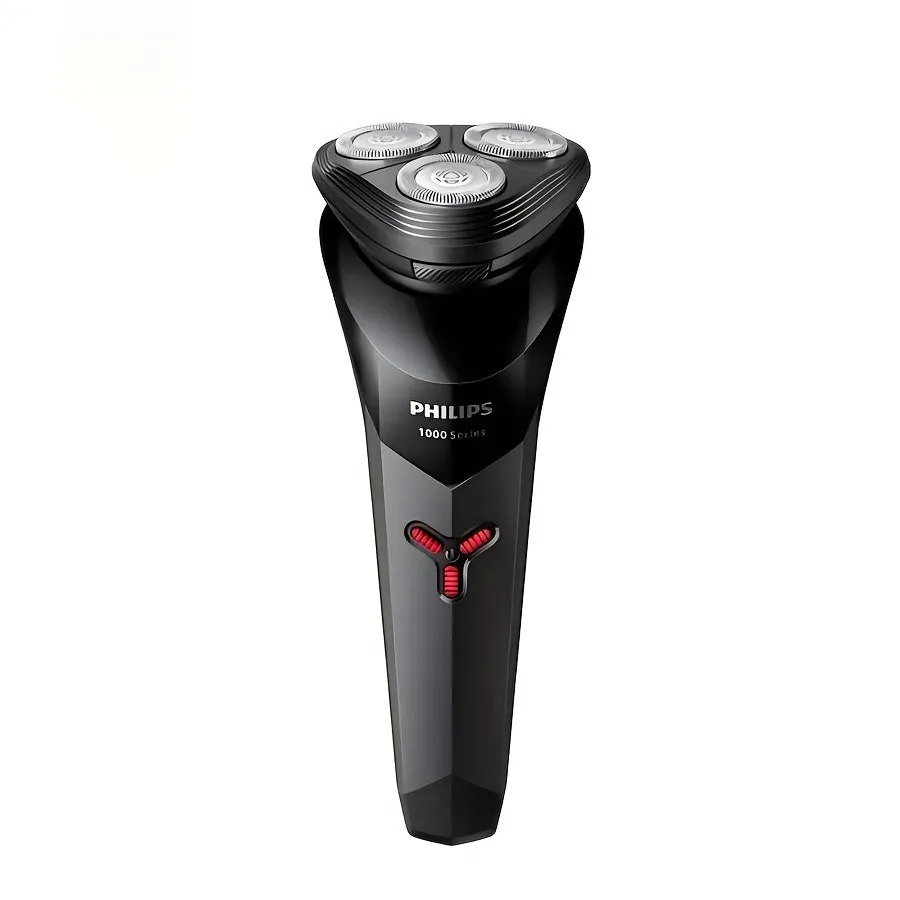 Philips S1113 Men's Electric Shaver - USB Rechargeable, Stainless Steel Blades, Waterproof, 30-45 Min Runtime