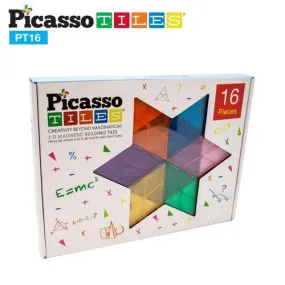 PicassoTiles PT16 3D Magnetic Building Block Tiles