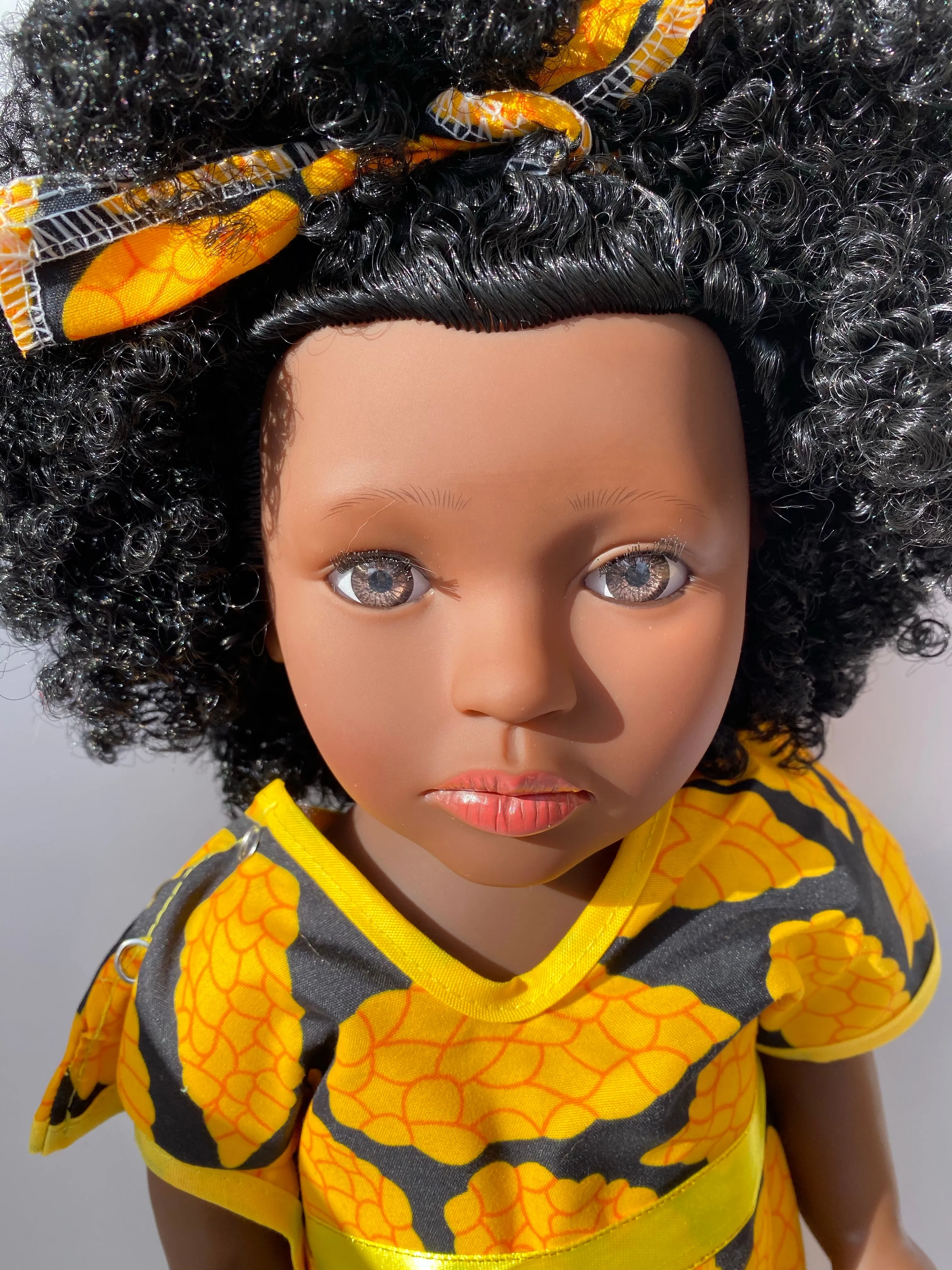 Shakura African Print Yellow Dress FREE Book (Limited collection)