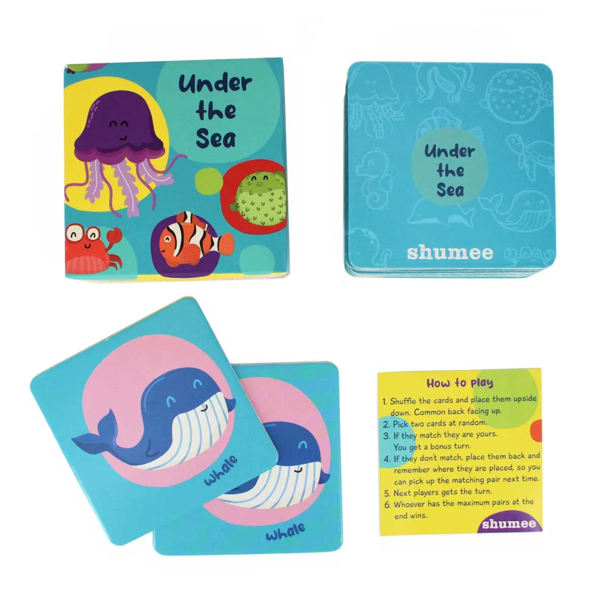 Shumee Sea-Side Memory Card Game