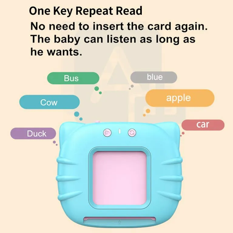 Talking Flash Cards - Montessori Toys Flash Cards (220  words)