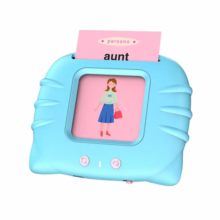 Talking Flash Cards - Montessori Toys Flash Cards (220  words)