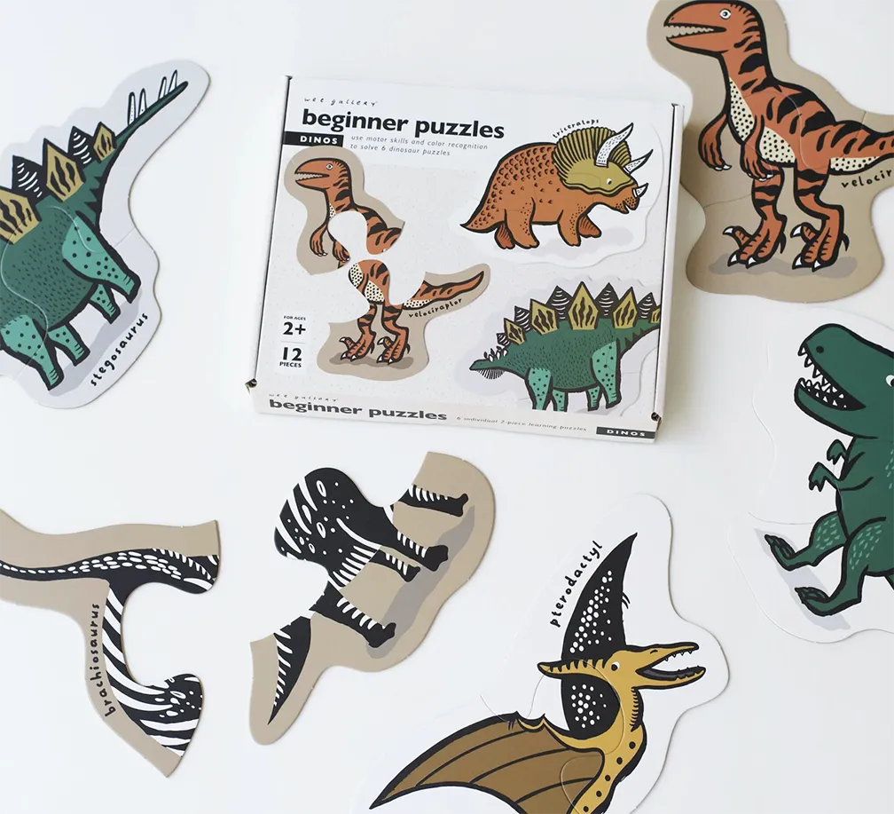 Wee Gallery - Beginner Puzzle (Dino)